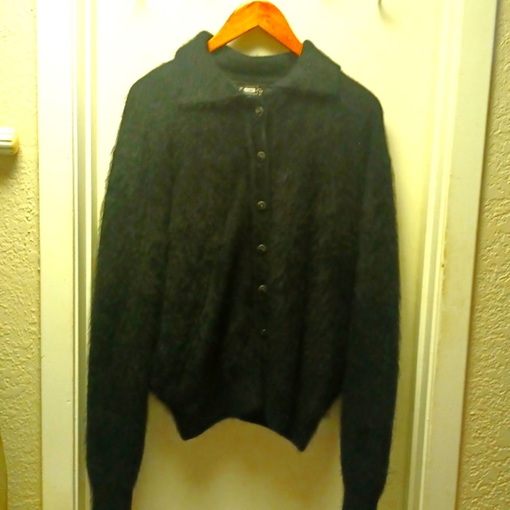 Handsome Angora Sweater.